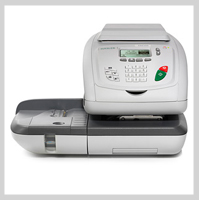 Franking with Blue Ink